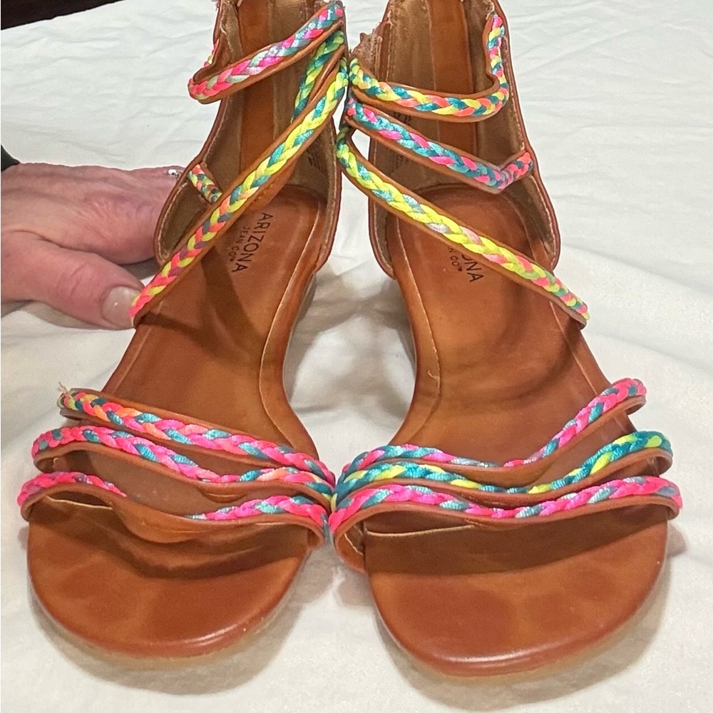 Arizona Jean Company Women's Multicolor Braided Sandals. Brand new never…